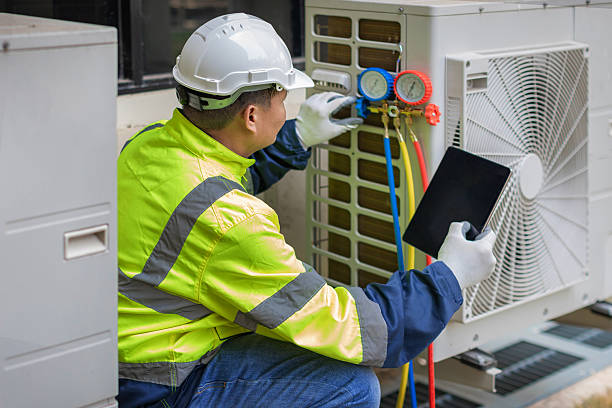 Professional Ductwork Repair technician working in Richmond, MI
